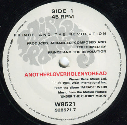Prince And The Revolution : Anotherloverholenyohead (7", Single)