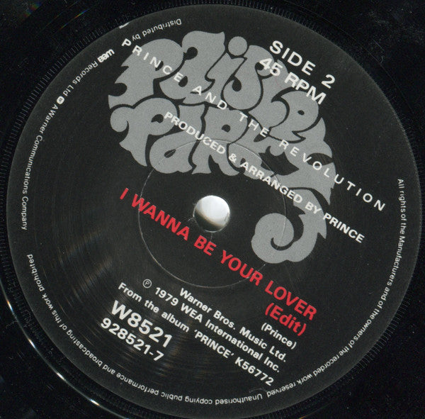 Prince And The Revolution : Anotherloverholenyohead (7", Single)