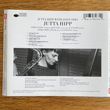 Jutta Hipp With Zoot Sims : Jutta Hipp With Zoot Sims (CD, Album, Mono, RE, RM)