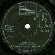 Martha Reeves & The Vandellas : Jimmy Mack (7", Single, RE, Sol)