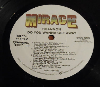 Shannon : Do You Wanna Get Away (LP, Album)