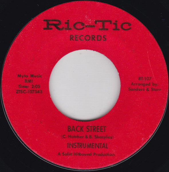 Edwin Starr : Back Street (7", Single, Styrene, San)