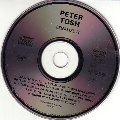 Peter Tosh : Legalize It (CD, Album, RE)