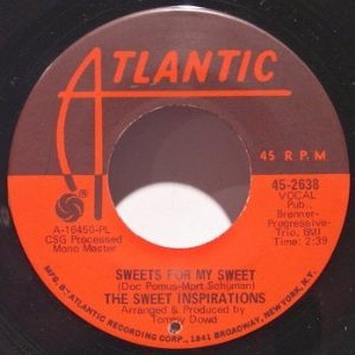 The Sweet Inspirations : Sweets For My Sweet (7")
