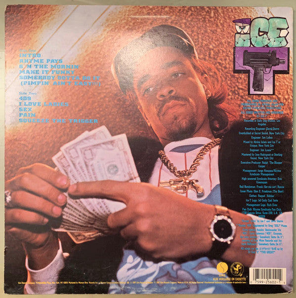 Ice-T : Rhyme Pays (LP, Album)
