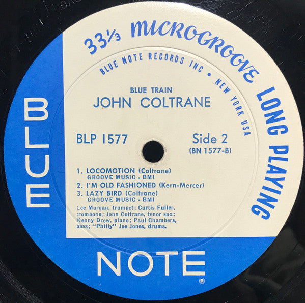 John Coltrane : Blue Train (LP, Album, Mono, RE, ®, )
