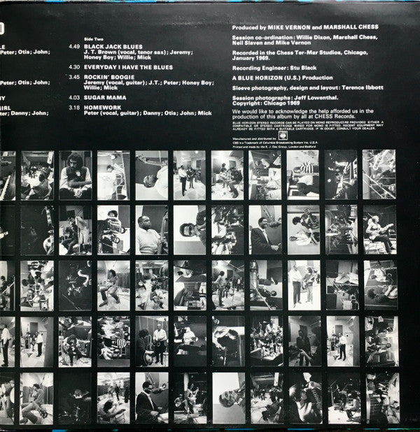 Fleetwood Mac, Otis Spann, Willie Dixon, Walter Horton, J.T. Brown, Buddy Guy, David "Honeyboy" Edwards, S.P. Leary : Blues Jam At Chess (2xLP, Album)