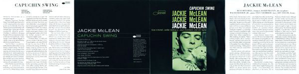 Jackie McLean : Capuchin Swing (CD, Album, RE, RM)