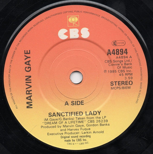 Marvin Gaye : Sanctified Lady (7", Single)