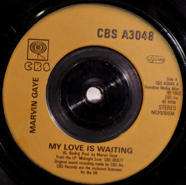 Marvin Gaye : My Love Is Waiting (7", Single, Inj)