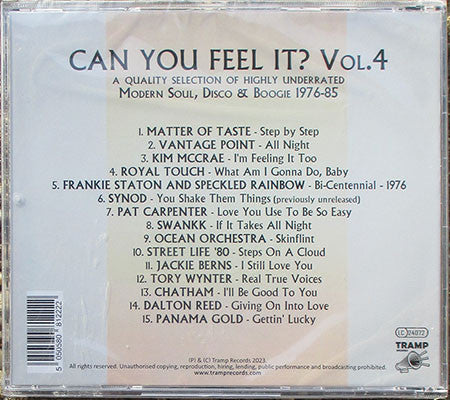 Various : Can You Feel It? Vol.4 (Modern Soul, Disco & Boogie 1976-85) (CD, Comp)