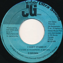 Dennis Brown : I Can't Stand It (7")