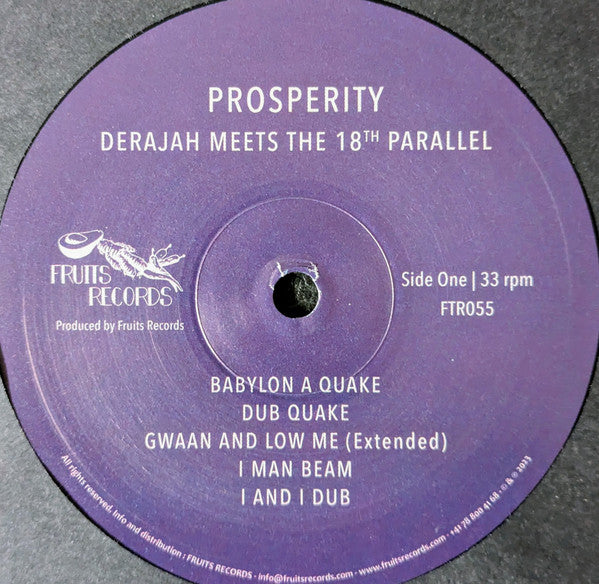 Derajah Meets The 18th Parallel : Prosperity (LP, Album, Sho)