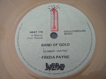 Freda Payne : Band Of Gold (7", Single, RE, Gol)