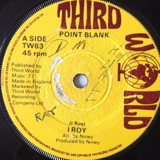 I-Roy : Point Blank (7")