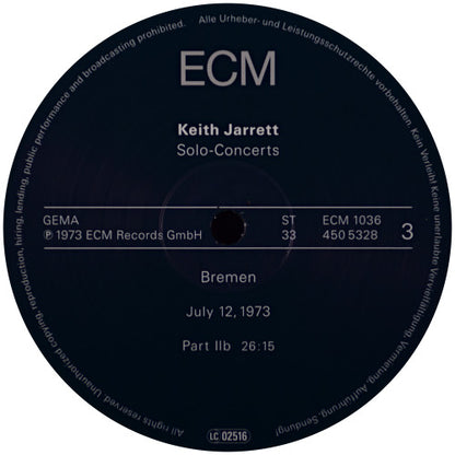 Keith Jarrett : Solo Concerts: Bremen / Lausanne (3xLP, Album, RE + Box)