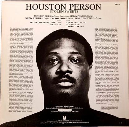 Houston Person : Stolen Sweets (LP, Album)