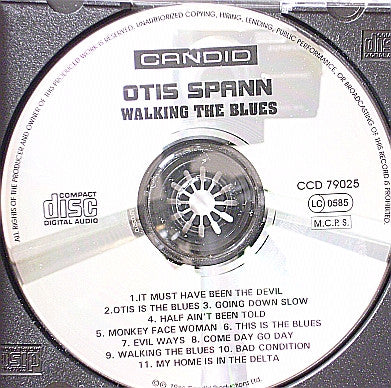 Otis Spann : Walking The Blues (CD, Album, RE)
