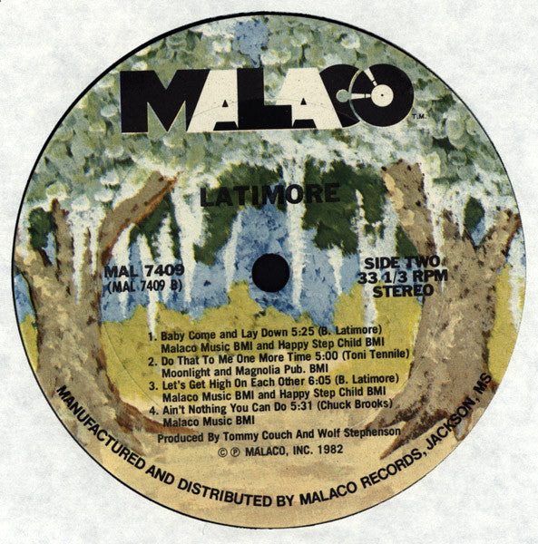 Latimore (2) : Singing In The Key Of Love (LP, Album)