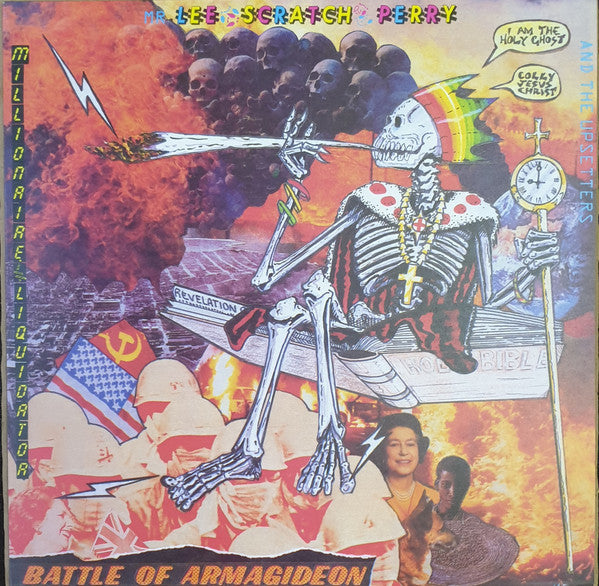 Lee Perry & The Upsetters : Battle Of Armagideon (Millionaire Liquidator) (LP, Album, Ltd, Num, RE, Red)