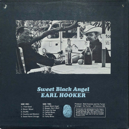 Earl Hooker : Sweet Black Angel (LP, Album, Pit)