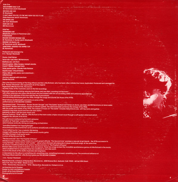 Little Richard : The Second Coming (LP, Album, M/Print, Ter)