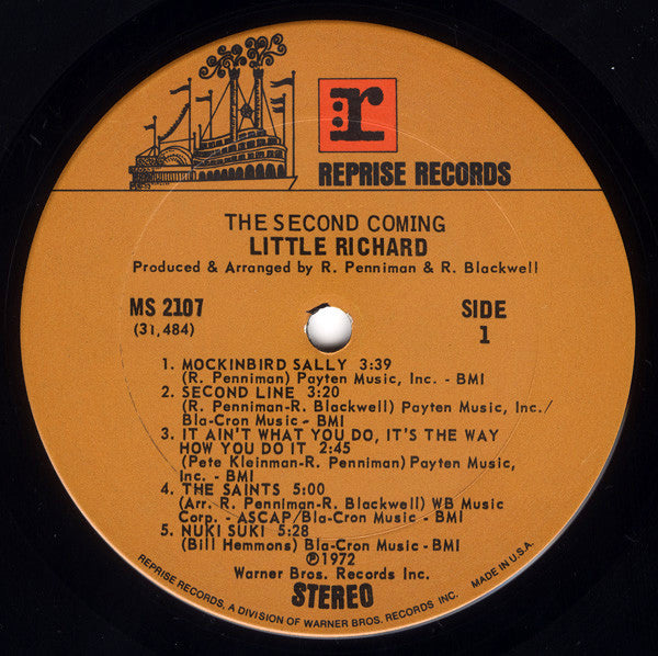 Little Richard : The Second Coming (LP, Album, M/Print, Ter)