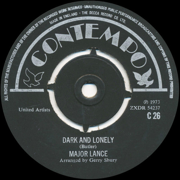 Major Lance : My Girl / Dark And Lonely (7", Single)