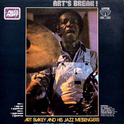 Art Blakey And His Jazz Messengers* : Art's Break! (LP, Album, RE)
