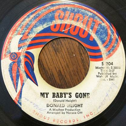 Donald Height : You're Gonna Miss Me / My Baby's Gone (7")