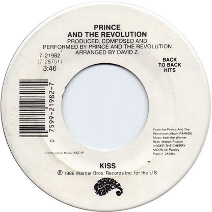 Prince And The Revolution / Prince : Kiss / Soft And Wet (7")