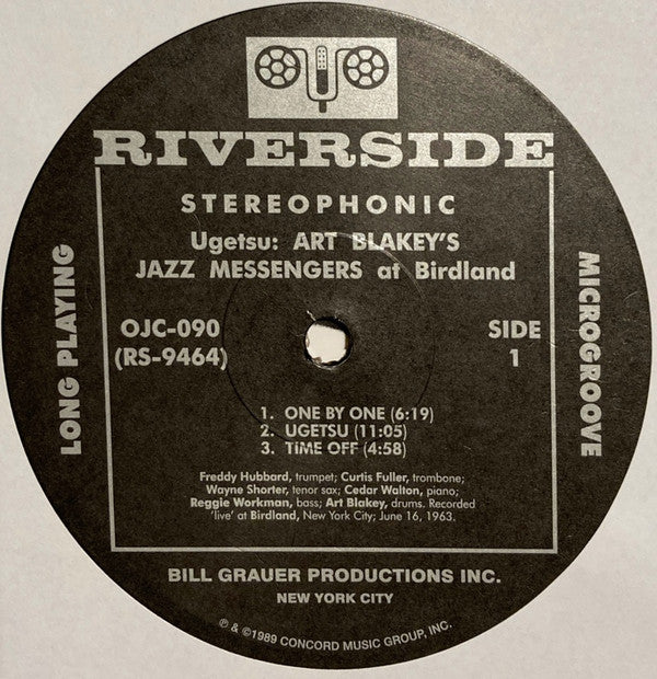Art Blakey's Jazz Messengers* : Ugetsu (LP, Album, RE)