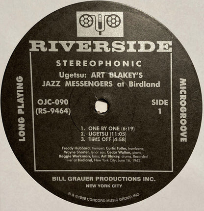 Art Blakey's Jazz Messengers* : Ugetsu (LP, Album, RE)