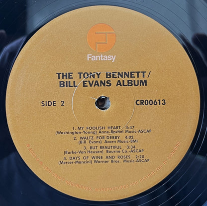 Tony Bennett, Bill Evans : The Tony Bennett/Bill Evans Album (LP, Album, RE, 180)