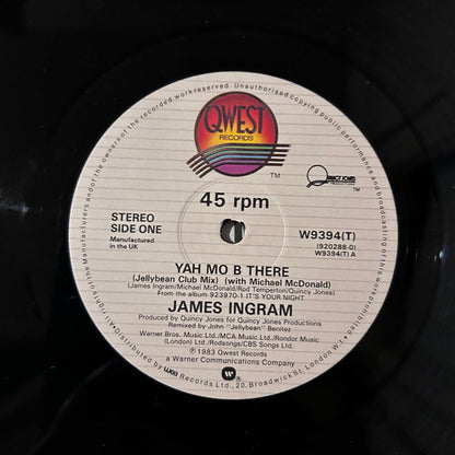 James Ingram : Yah Mo B There (12", RE)