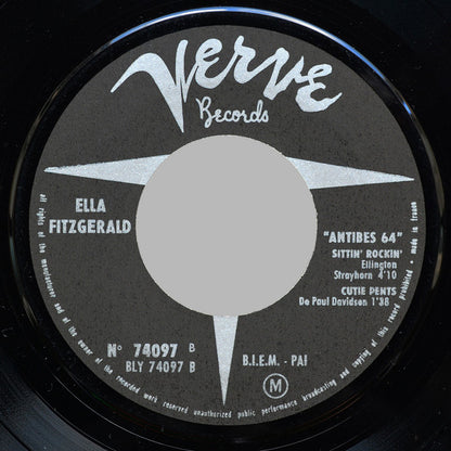 Ella Fitzgerald : Antibes 64 (7", EP, Mono)