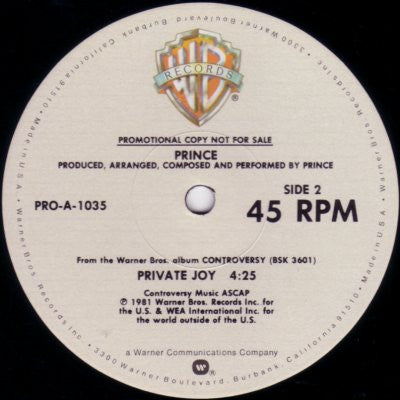 Prince : Do Me, Baby (12", Promo)