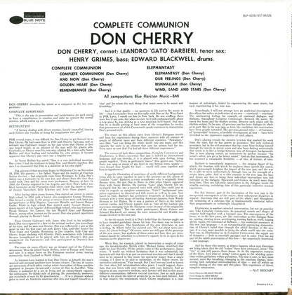 Don Cherry : Complete Communion (LP, Album, RE)