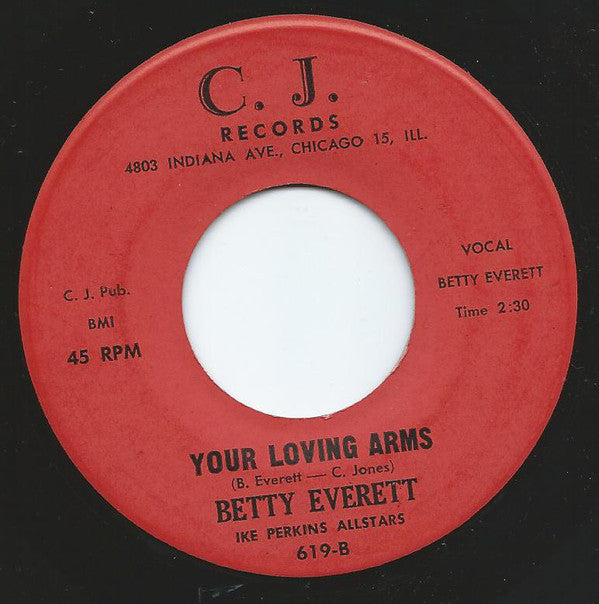 Betty Everett : Happy I Long To Be / Your Loving Arms (7", Single)
