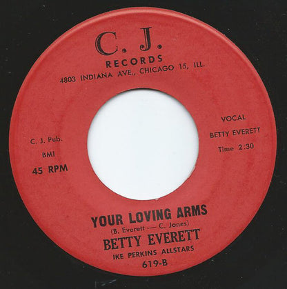Betty Everett : Happy I Long To Be / Your Loving Arms (7", Single)