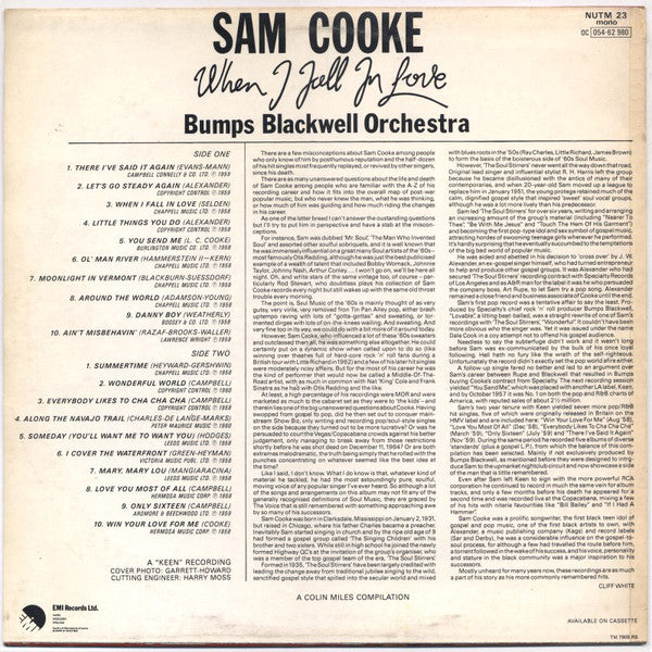 Sam Cooke : When I Fall In Love (LP, Comp, Mono)