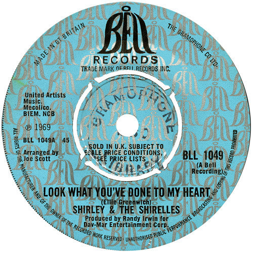 Shirley Owens & The Shirelles : Look What You've Done To My Heart (7")