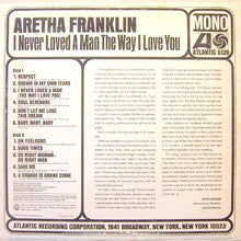 Aretha Franklin : I Never Loved A Man The Way I Love You (LP, Album, Mono, MO )