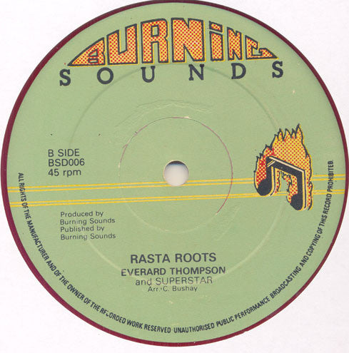 Delroy Washington & Ranking Jah Son / Everard Thompson And Ranking Superstar : Memories / Rasta Roots (12", Red)