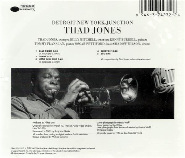 Thad Jones : Detroit-New York Junction (CD, Album, Mono, RE, RM)
