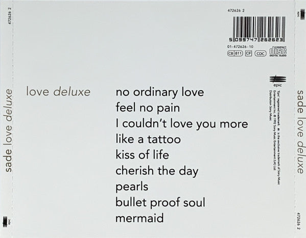 Sade : Love Deluxe (CD, Album)
