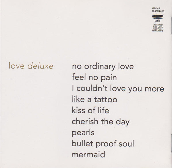 Sade : Love Deluxe (CD, Album)
