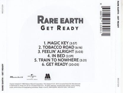 Rare Earth : Get Ready (CD, Album, RE)