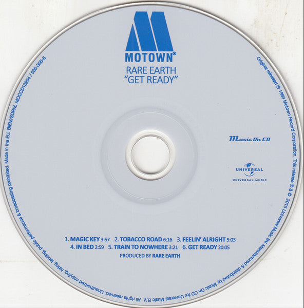 Rare Earth : Get Ready (CD, Album, RE)