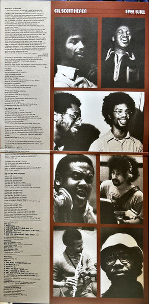 Gil Scott-Heron : Free Will (LP, Album, RE, RM)